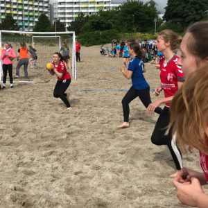 SG Harburg B-Mädels im Spiel