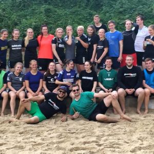 SG harburg Erwachsenengruppe beim Beachday